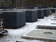 Plac produkacja szamb betonowych Bielsko-Biała